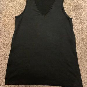 Black Choker Neck Tank